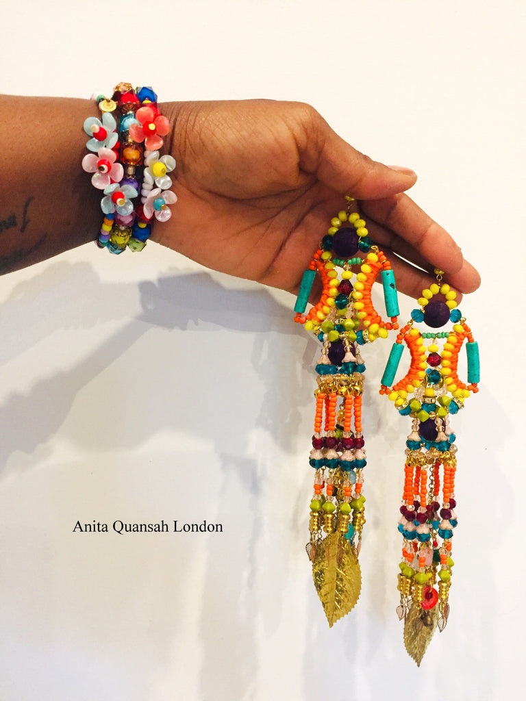How To Make A Rosette Beaded Bracelet