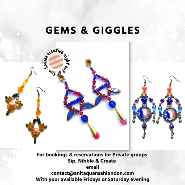 Gems and Giggles Ladies’ Night: Sip, Nibble, and Create! July Dates Milton Keynes