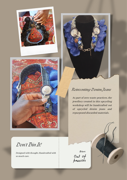 UPCYCLED TEXTILE JEWELLERY WORKSHOP