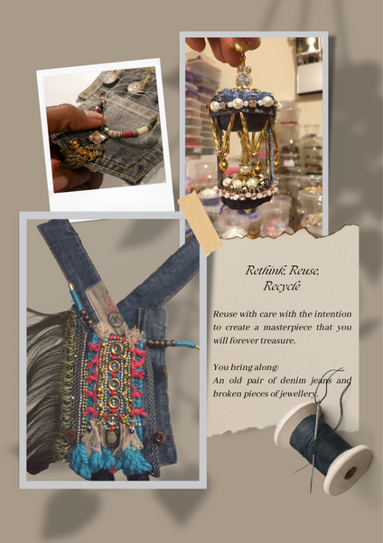 UPCYCLED TEXTILE JEWELLERY WORKSHOP