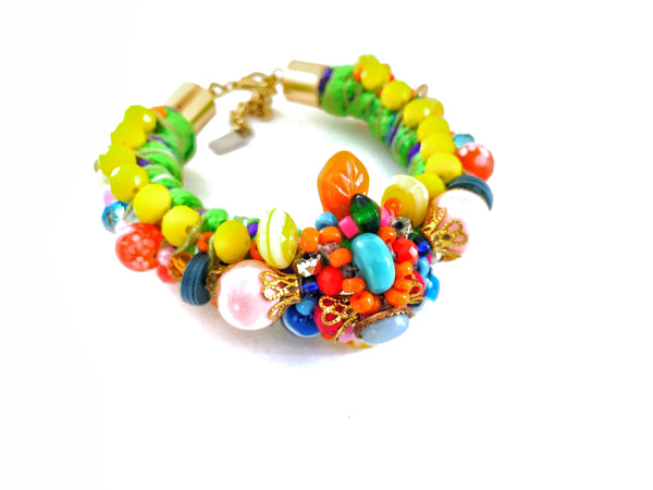 Damara Multi-Stone Beaded Bracelet Anita Quansah London