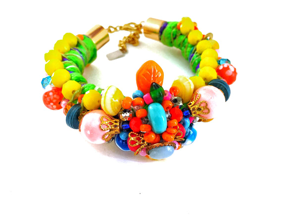 Damara Multi-Stone Beaded Bracelet Anita Quansah London