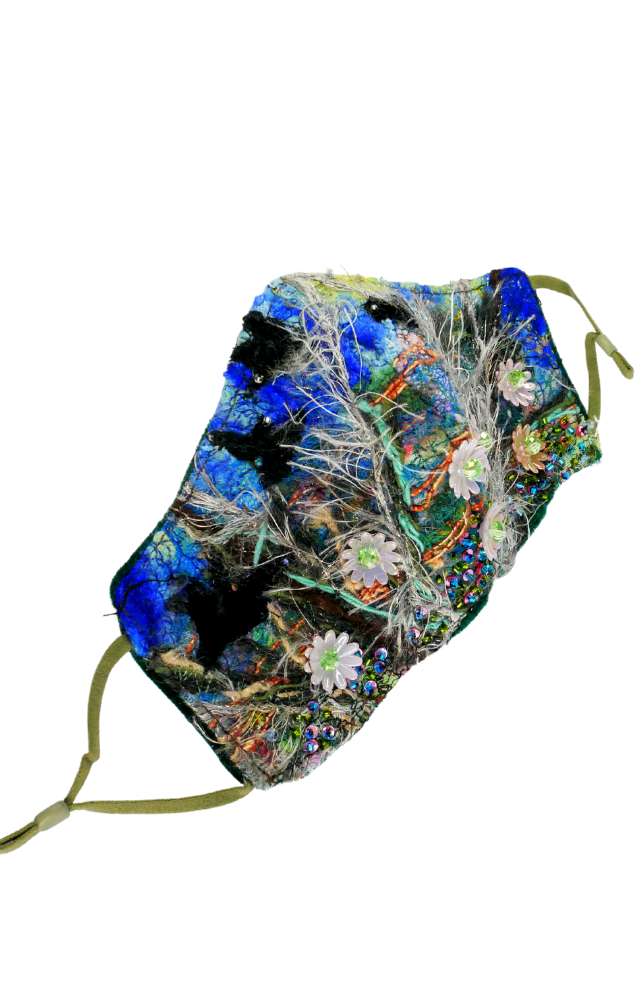 A Little Bird Told Me Reusable Washable Applique And Embroidered Face Mask