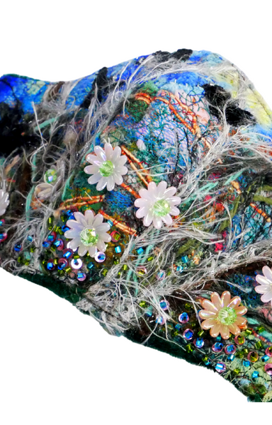 A Little Bird Told Me Reusable Washable Applique And Embroidered Face Mask
