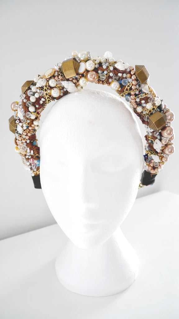 Aphrodite Multi-Beaded Embellished Headband