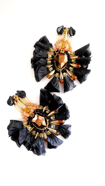 Aleiah Beaded Set Of Two Flower Hair Comb By Anita Quansah London