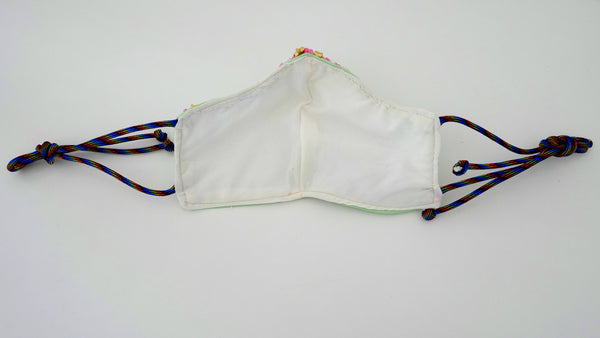 Beaded Washable, Reusable, Affirmation Face Mask