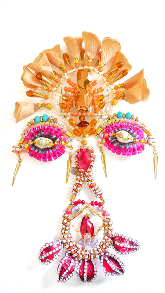Binta, 'Yes, I See You' Set Of Two Embellished Hair Slides
