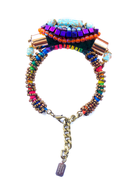 Cahya Multi-Beaded Hematite Bracelet