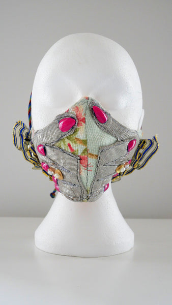 Embellished Applique Thumbs Up With Bling Face Mask Anita Quansah London