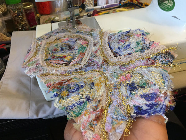 Full Bloom Reusable Washable Applique And Embroidered Face mask