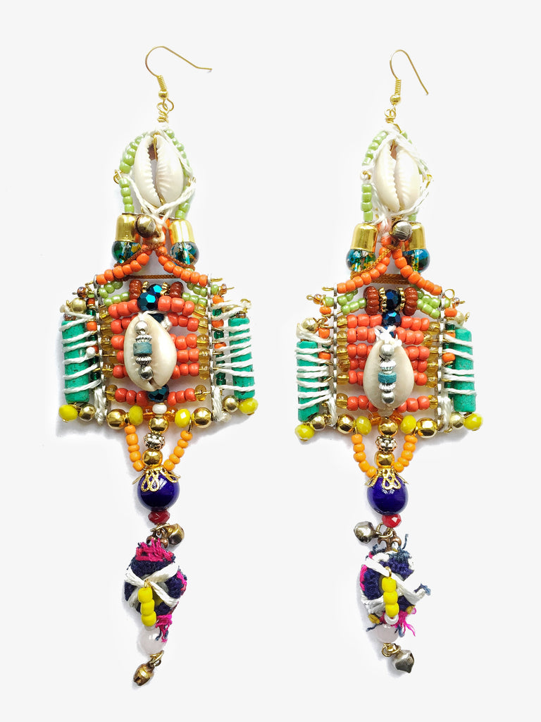 Sabil Beaded Drop Earrings