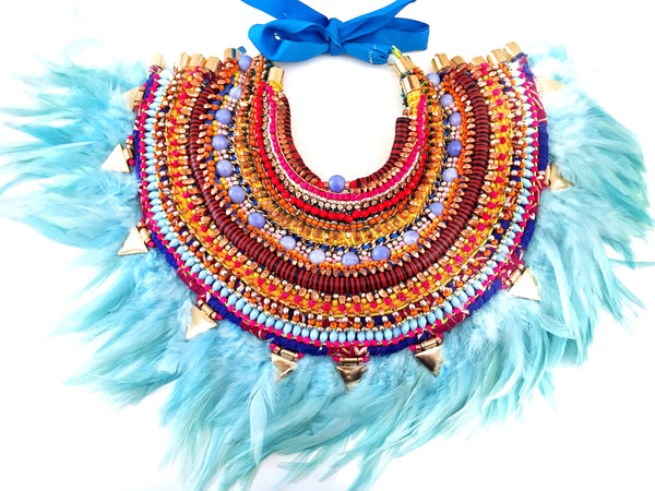 Priya Multi-Stone Beaded Embellished Neck piece