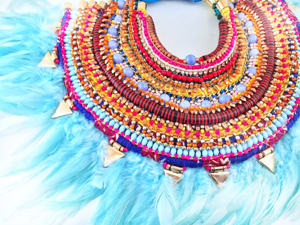 Priya Multi-Stone Beaded Embellished Neck piece