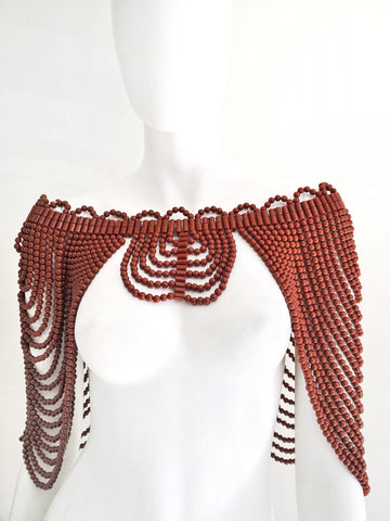 Helge Brown Beaded Body Jewellery