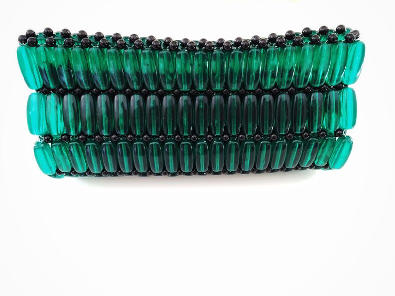Kampala Clutch Green/Small