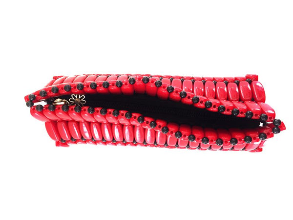 Kampala Clutch Red/Small