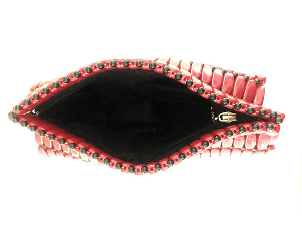 Kampala Clutch Red/Large