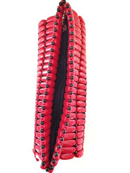 Kampala Clutch Red/Large