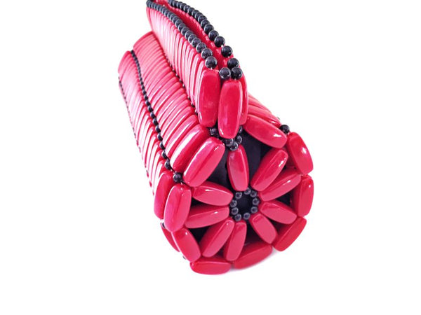 Kampala Clutch Red/Large