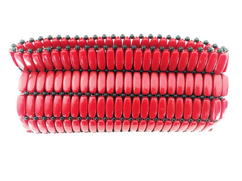 Kampala Clutch Red/Large