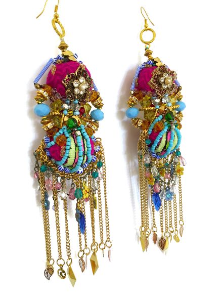 Renata Beaded Statement Earrings