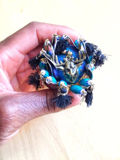 Bijou Beaded Chandalier Earrings
