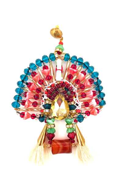 Elora Beaded Statement Earrings