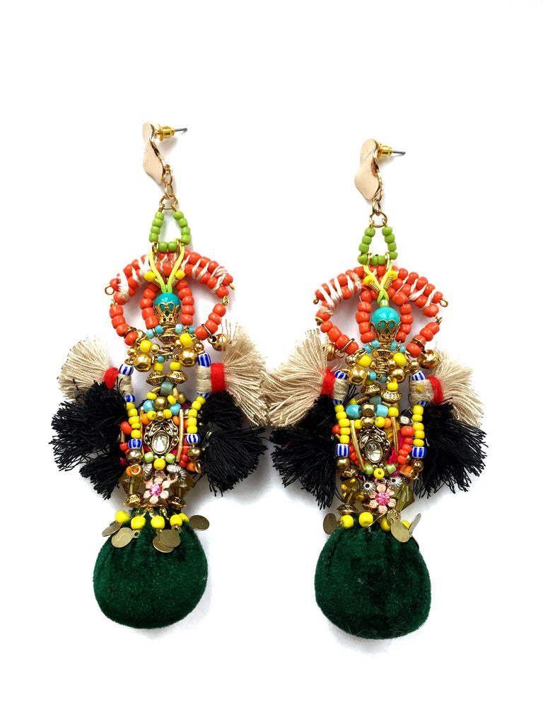 Izzy Embellished Drop Earrings