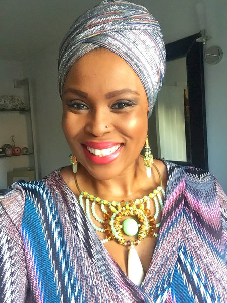 Ihuoma Embellished Beaded Layer Collar Necklace