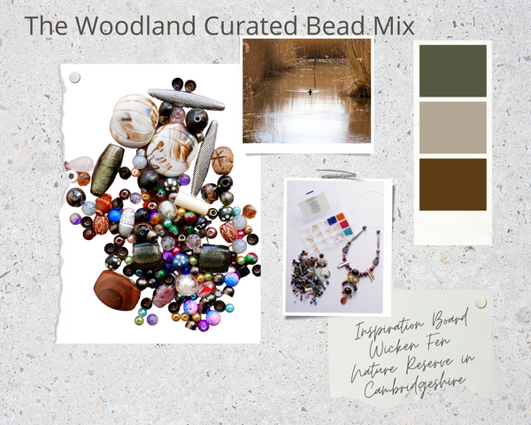 The Woodland Curated Bead Mix