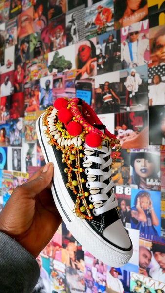 Monet Beaded Embellished Chuck Taylor All Star Low Top Converse