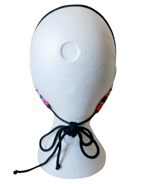 Reusable Multi-Coloured Sequin Facemask with Cowrie Shells