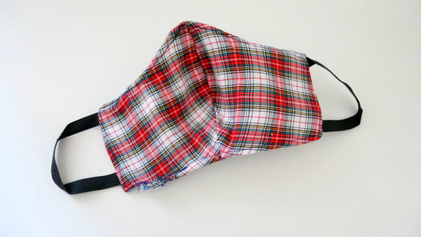 Reusable, Washable, Distressed Denim Lip Face Mask