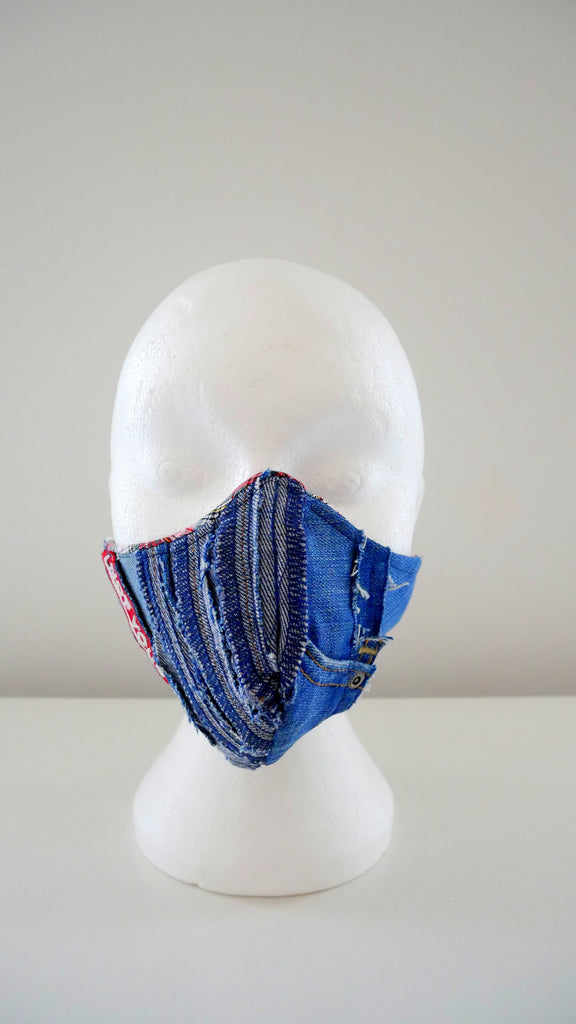 Reusable, Washable, Distressed Denim Not Your BAE Face Mask