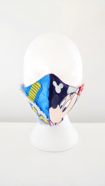 Reusable, Washable, Distressed, Minnie Mouse Meets Ikea Face Mask 2