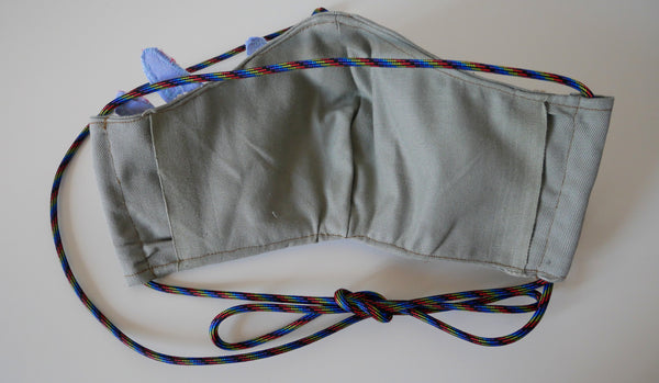 Reusable, Washable, Oh, No, You Didn't Denim Face Mask With Filter Pocket