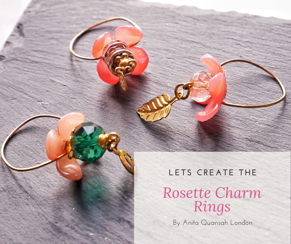 The Rosette Stackable Rings Jewellery Making Kit + Guide Beginners Level