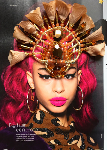 Shani Beaded Flower Hair Comb  By Anita Quansah London