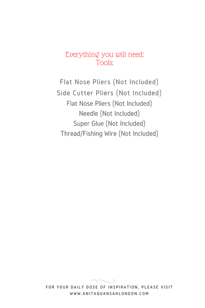 The Ari Beaded Drop Earring Making Kit + Guide For Advanced Level