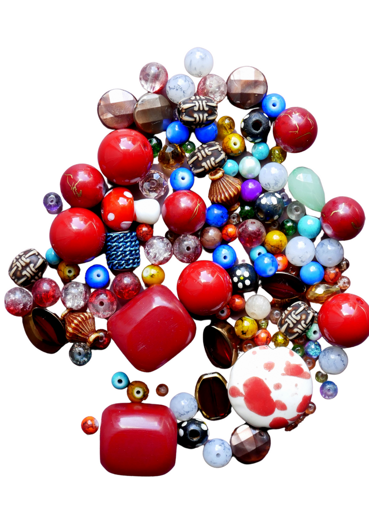 The Popping Berry Curated Bead Mix