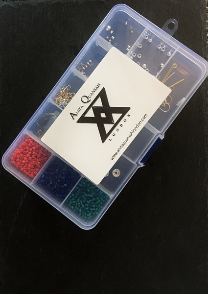 The Woodland Curated Bead Mix and Jewellery Making Kit