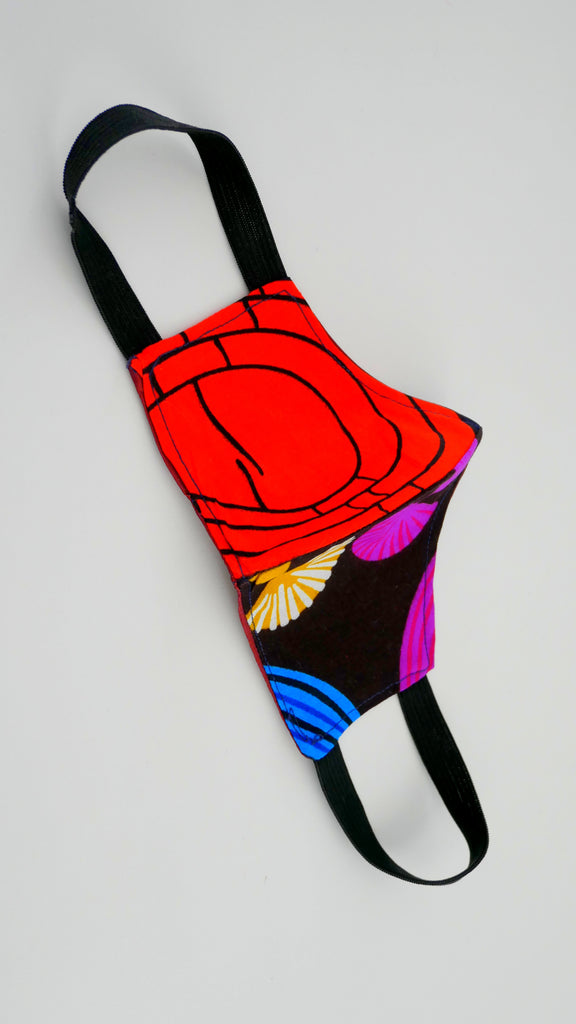 Two Sided African Print Washable, Reusable, Child Face Mask