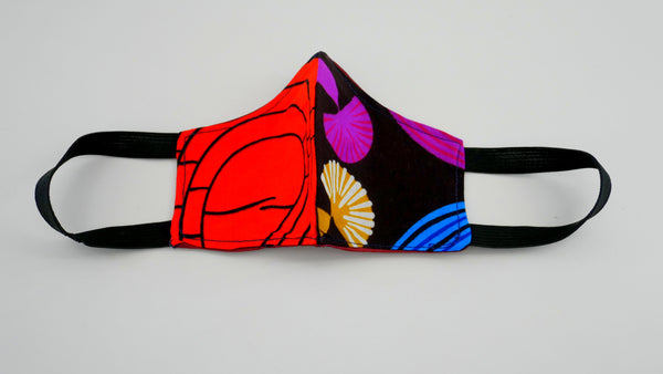 Two Sided African Print Washable, Reusable, Child Face Mask