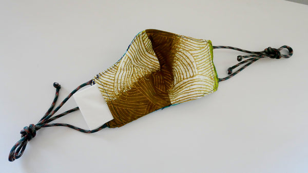 Washable Reusable Embroidery Face Mask With A Filter Pocket
