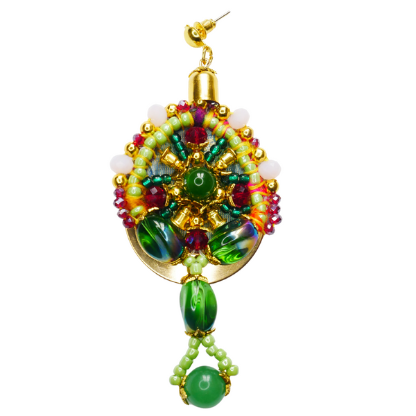 Zuna Gemstone-Embellished Drop Earrings
