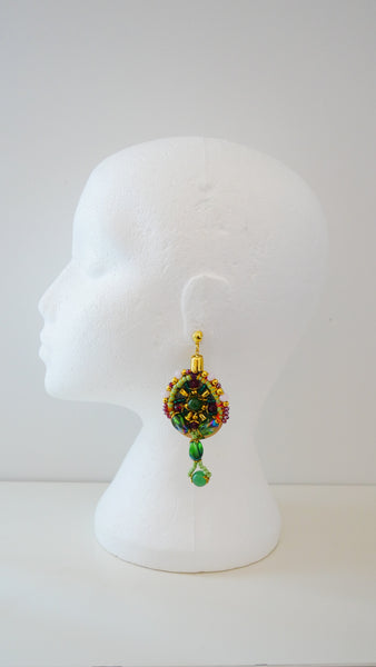 Zuna Gemstone-Embellished Drop Earrings