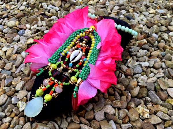 Dita Beaded And Embellished Silk Petals Leather Suede Mule