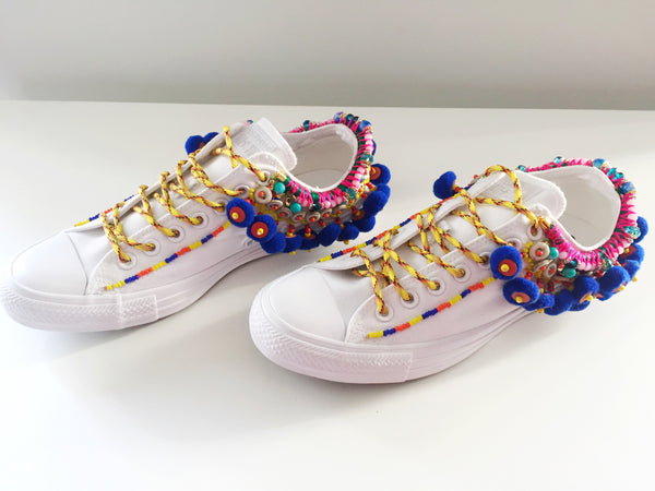 Lev Beaded Embellished Chuck Taylor All Star Low Top Converse