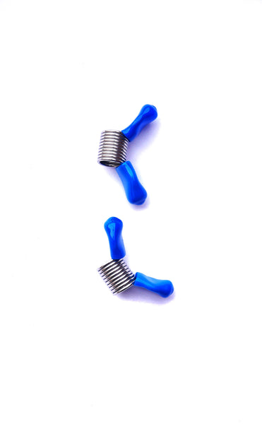 2 Large Stainless Steel Bead Stoppers.